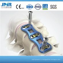 Передняя шейная пластина 6-ти луночный ортопедический инструмент имплантата Pedical Screw Rod Implant for Thoracic Lumbar